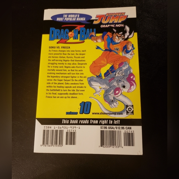 Dragon Ball Z Shonen Jump Vol. 10 Manga Great Condition! - Picture 2 of 5